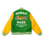 Human Made Varsity Jacket Yellow