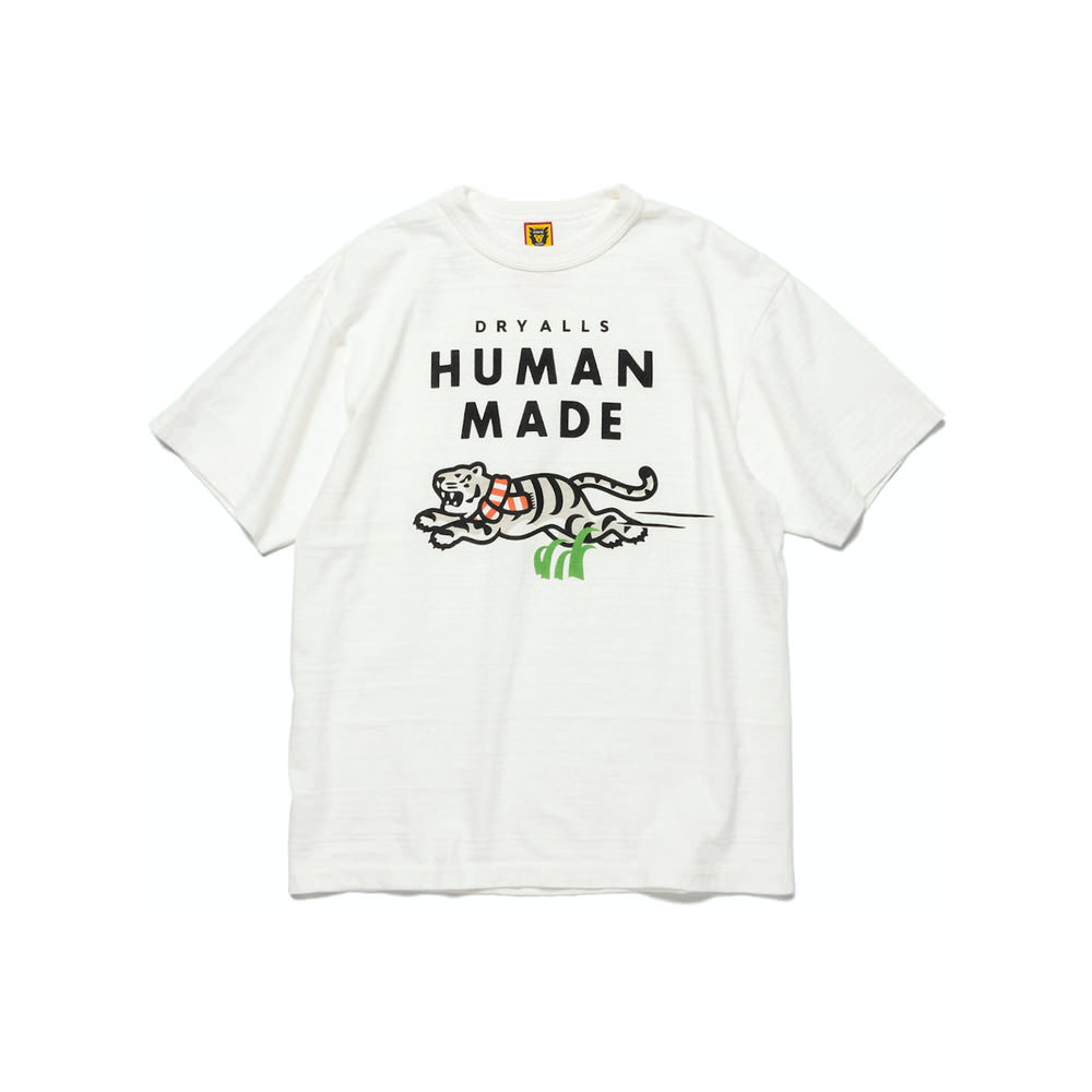 Human Made White Tiger Graphic T-Shirt WhiteHuman Made White Tiger