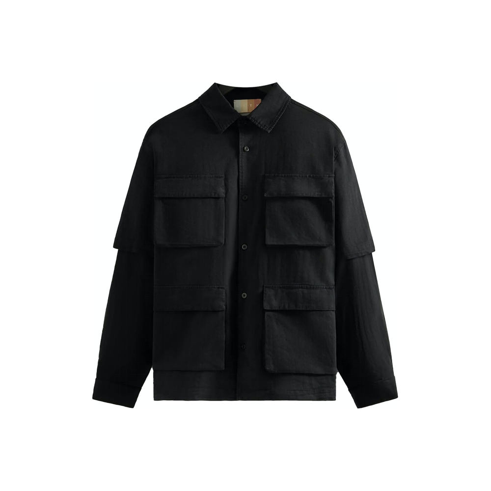 Kith Hyatt Double Sleeve Shirt BlackKith Hyatt Double Sleeve Shirt