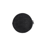 Kith Monogram Leather Coin Pouch Black
