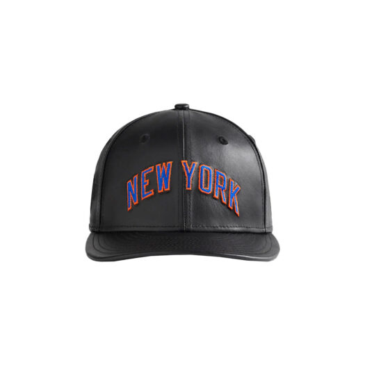 Kith New Era New York Knicks Leather 9Fifty Snapback Black