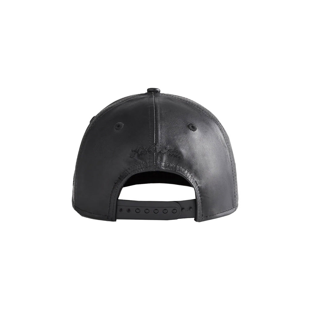 Kith New Era New York Knicks Leather 9Fifty Snapback BlackKith New Era New York Knicks Leather ...