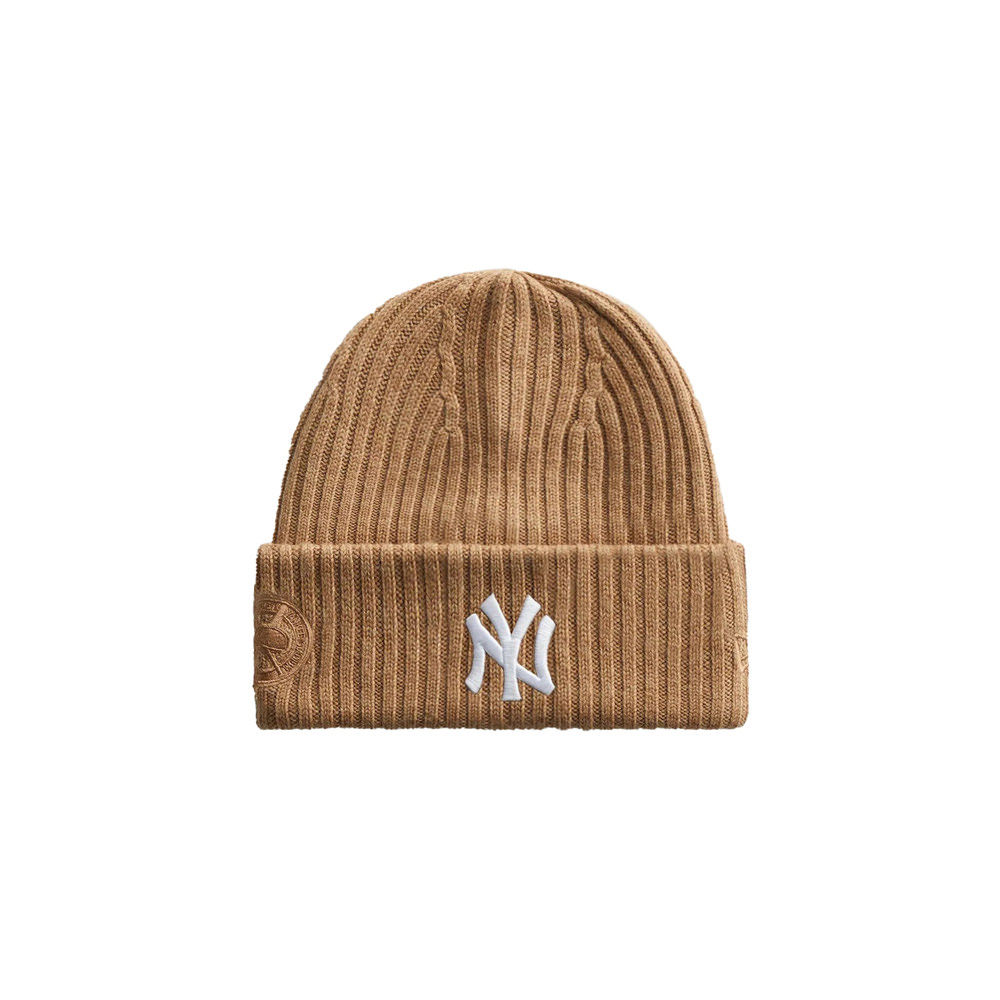 Kith & New Era for New York Yankees Knit Beanie - Chestnut