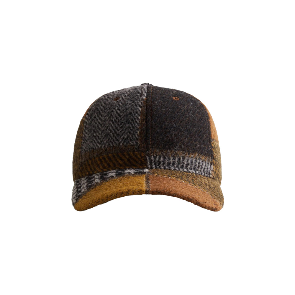 Kith Patchwork Print Serif Cap Chestnut