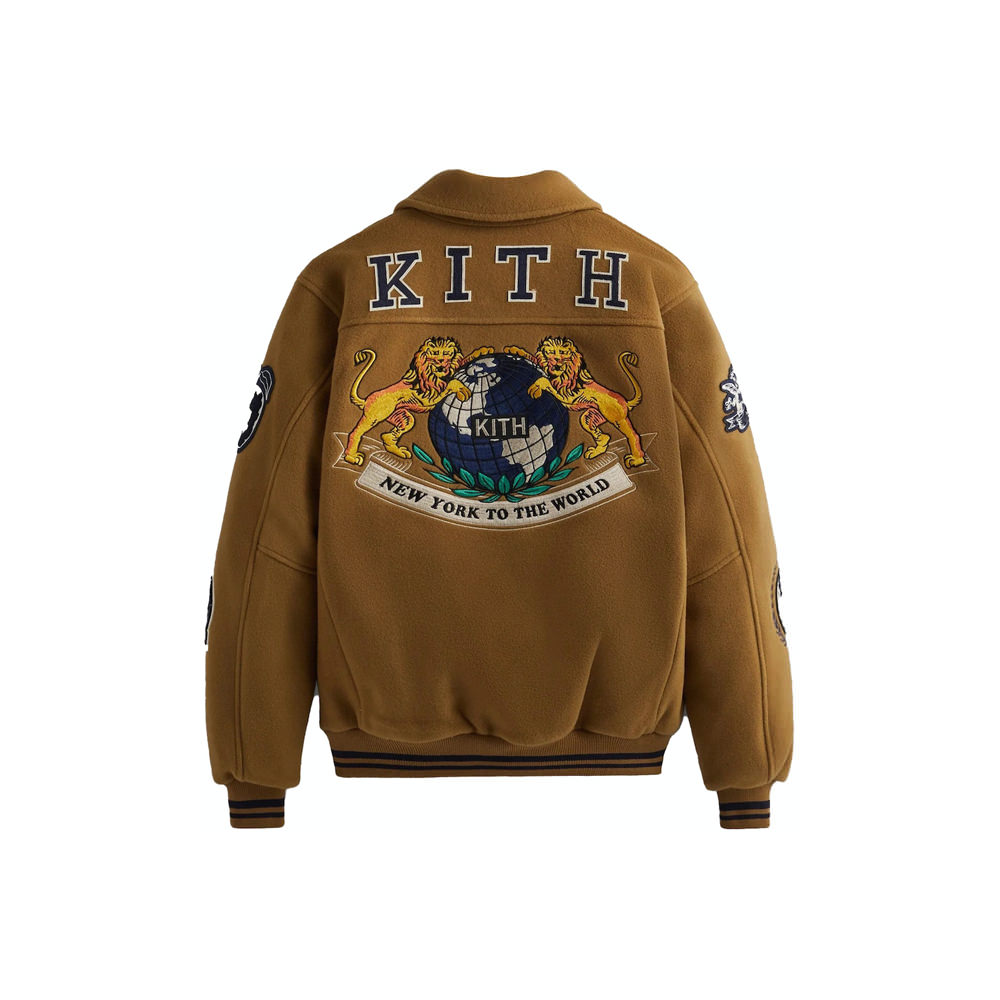 Kith Wool Coaches Jacket Dorado