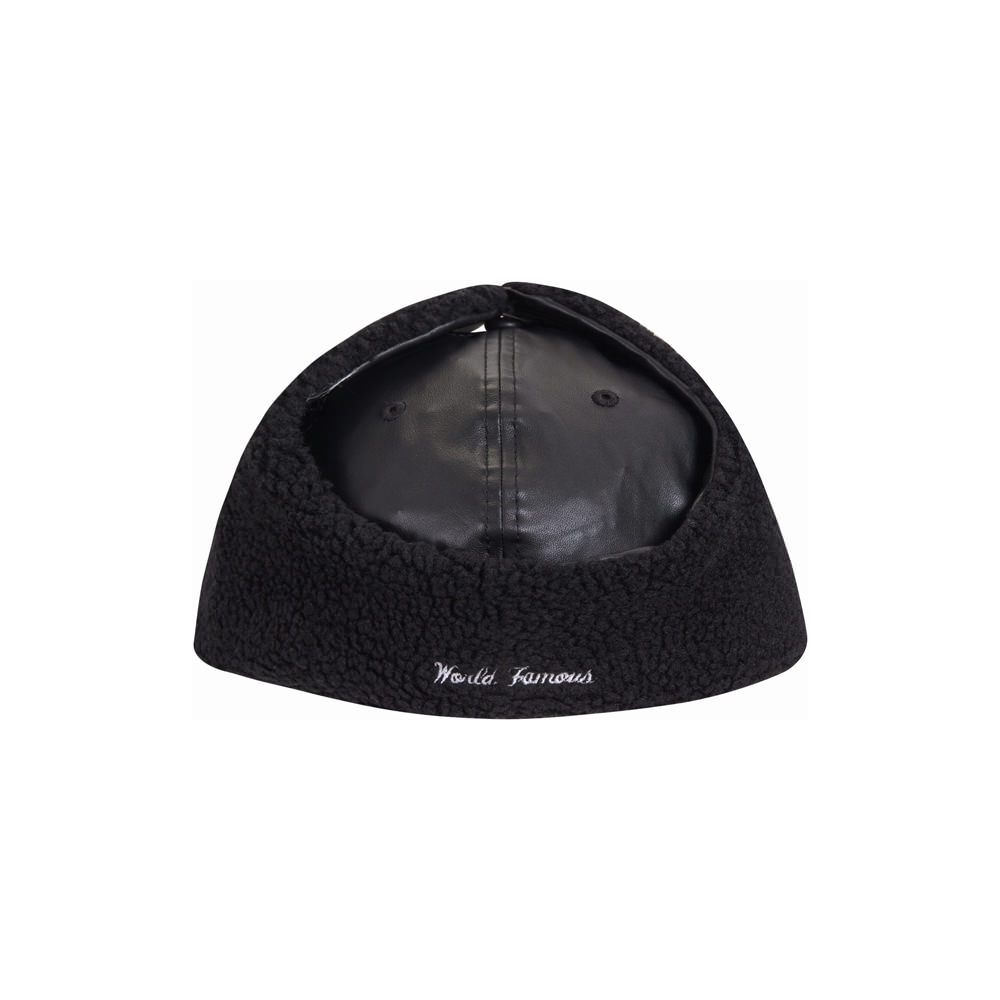 Supreme Leather Earflap Box Logo New Era Black