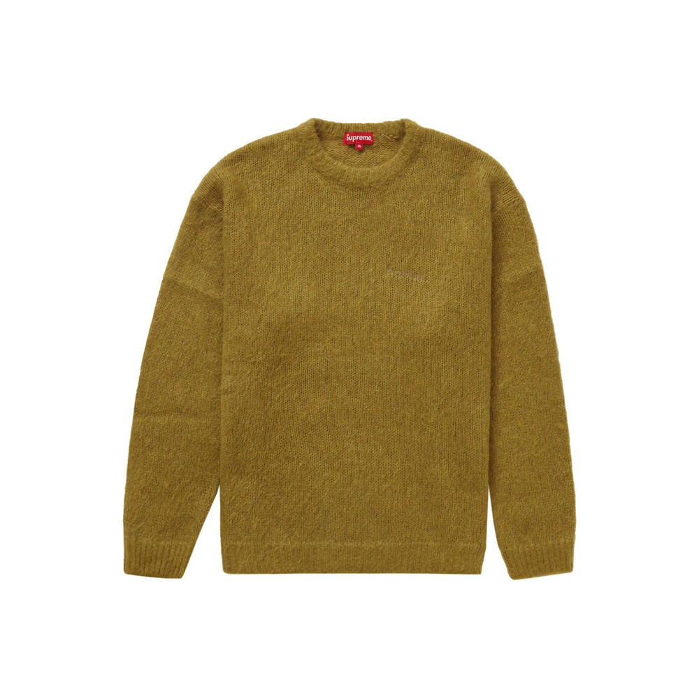 Supreme Mohair Sweater Acid Green L-