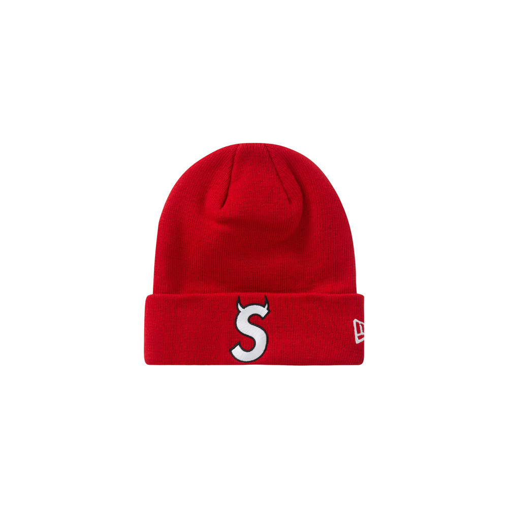 【超激安】Supreme New Era S Logo Beanie Navy ニット帽/ビーニー