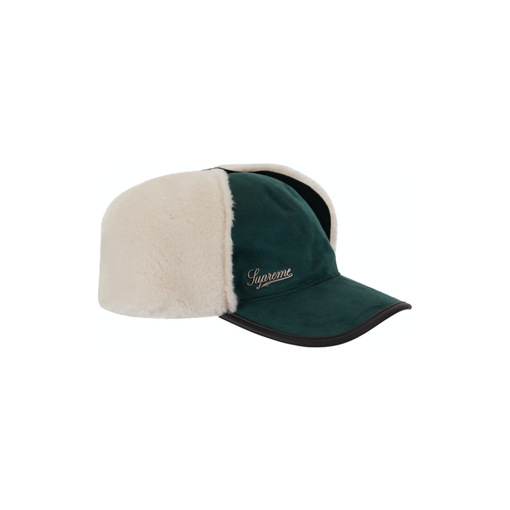 Supreme Shearling Earflap 6-Panel GreenSupreme Shearling Earflap 6