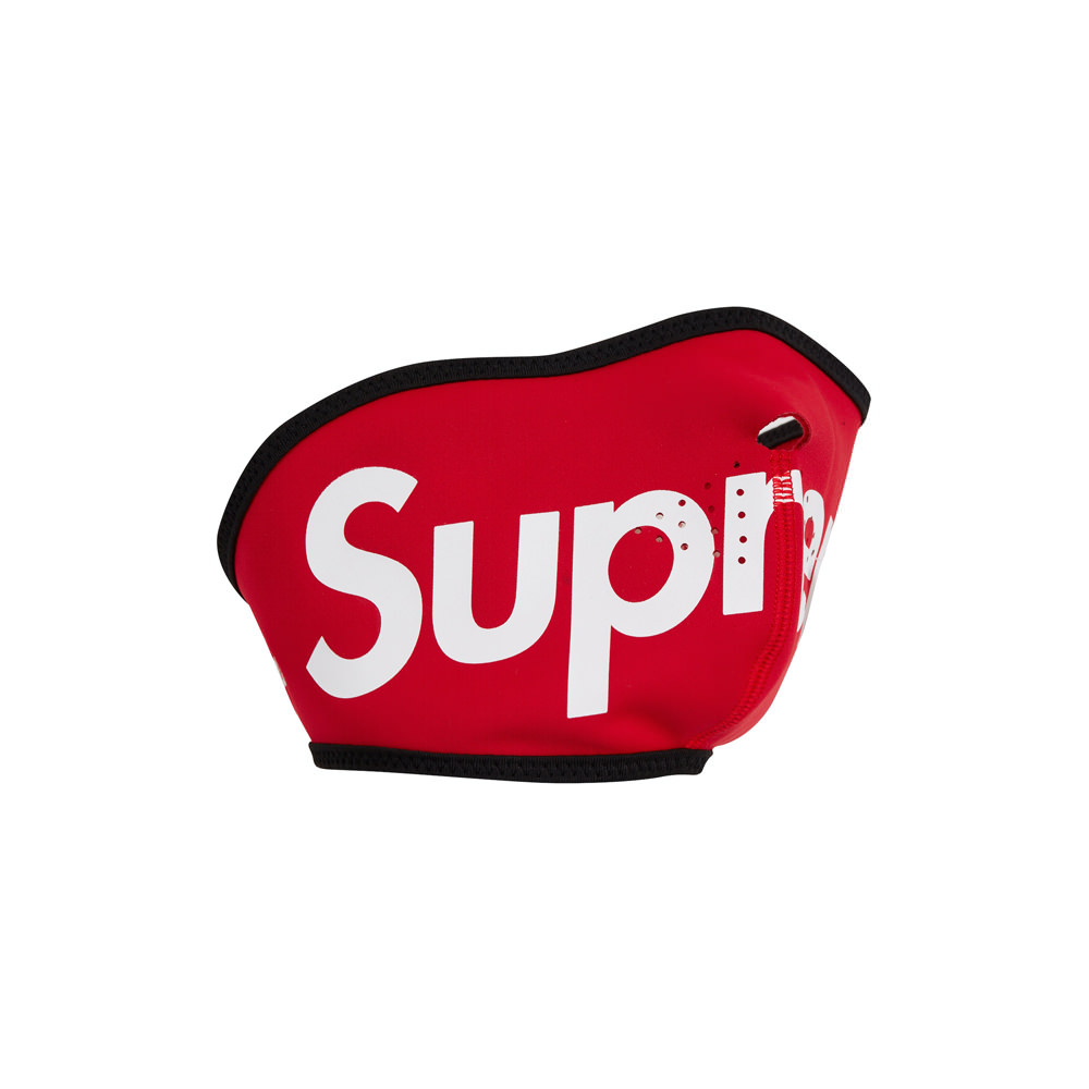 最大56%OFFクーポン Supreme face mask フェイスマスク red 赤