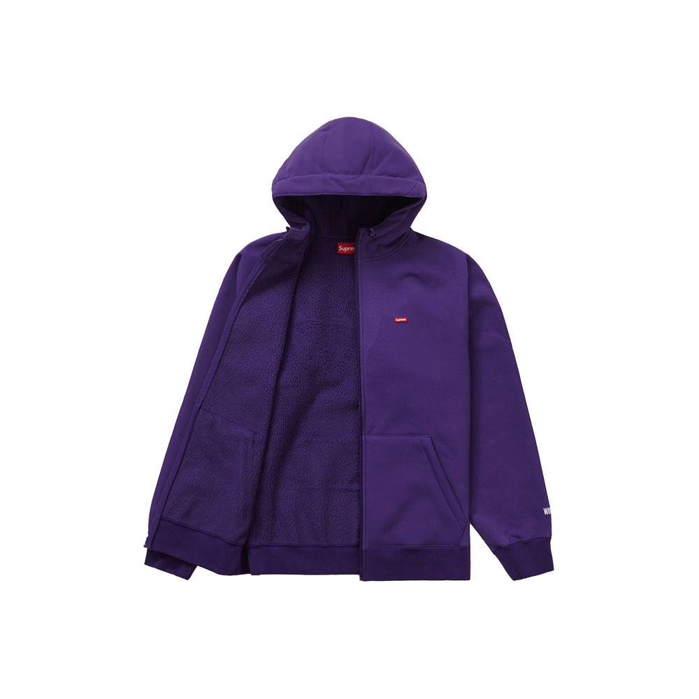 Supreme WINDSTOPPER Zip Up Hooded Sweatshirt (FW22) Dark