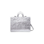 Telfar x Moose Knuckles Quilted Large Shopper Silver