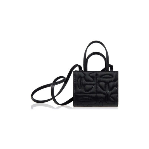 Telfar x Moose Knuckles Quilted Small Shopper Black