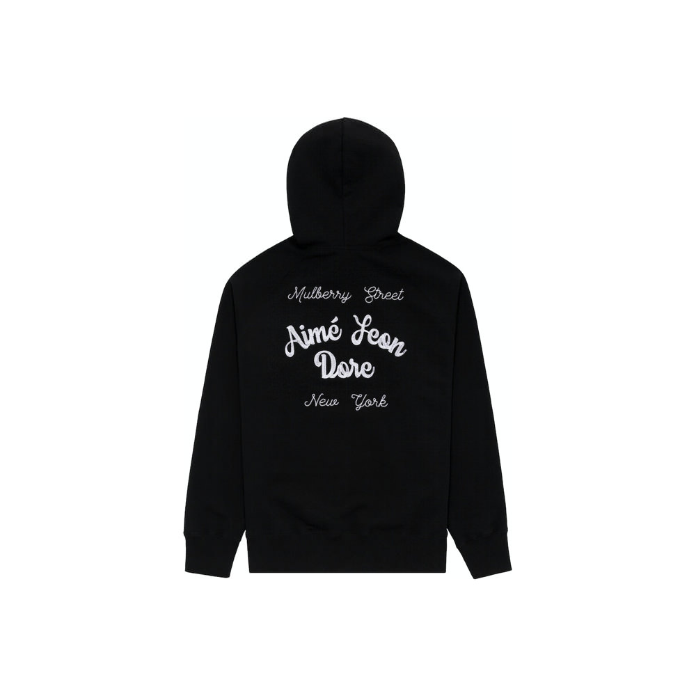 Aime Leon Dore Chain Stitch Hoodie BlackAime Leon Dore Chain Stitch ...