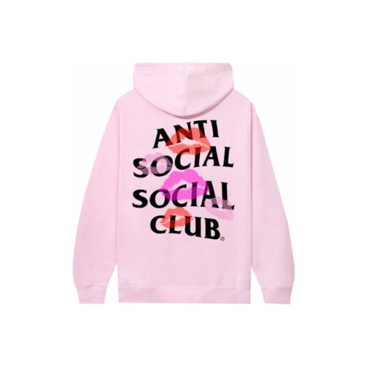 Anti Social Social Club Your Kiss Hoodie Pink