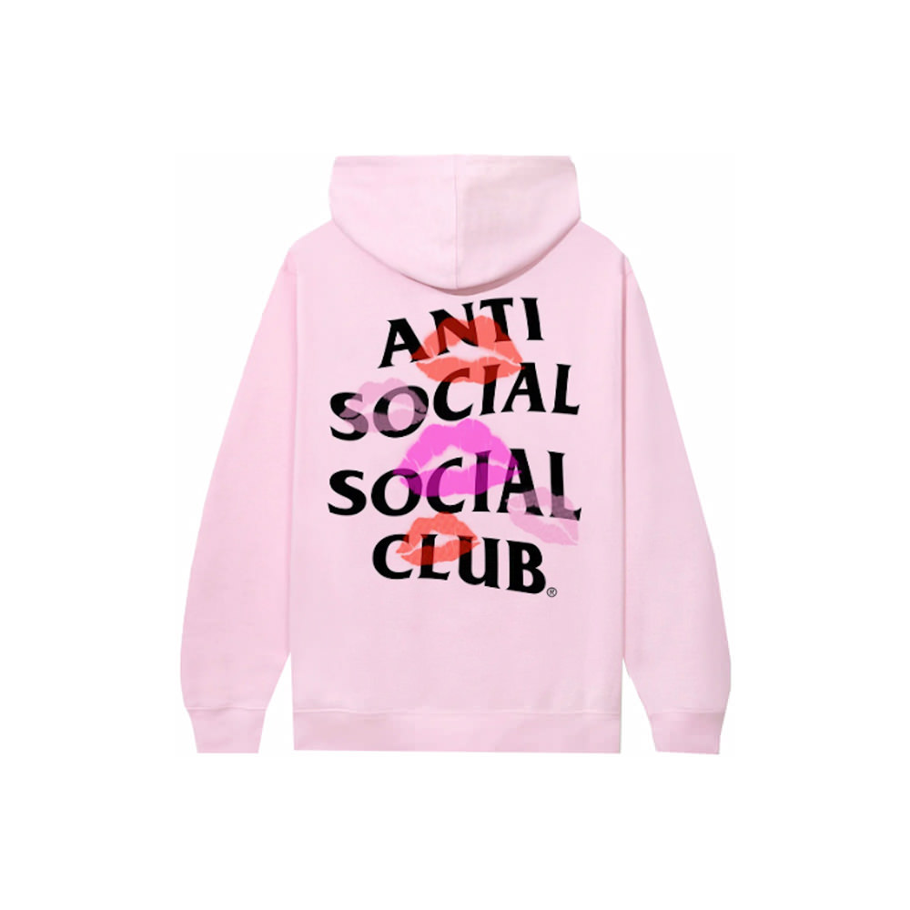 Anti Social Social Club Your Kiss Hoodie PinkAnti Social Social Club ...