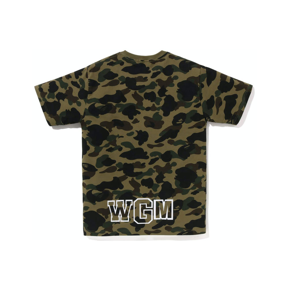 Bape camo hot sale shark tee