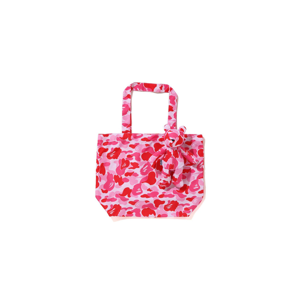 BAPE ABC Camo Bear Eco S Bag PinkBAPE ABC Camo Bear Eco S Bag Pink