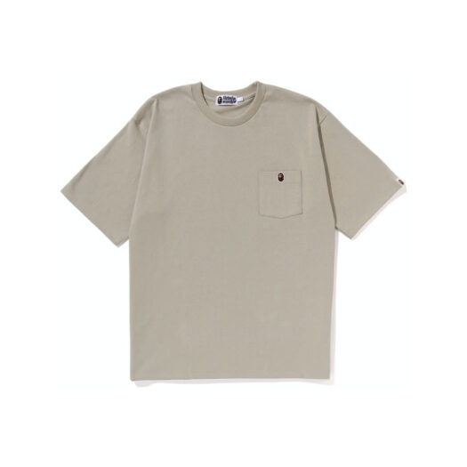BAPE Ape Head One Point Relaxed Fit Pocket Tee (SS23) Beige