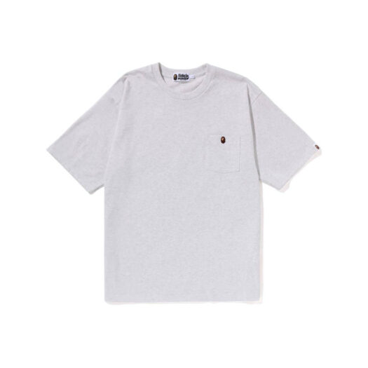 BAPE Ape Head One Point Relaxed Fit Pocket Tee (SS23) Grey