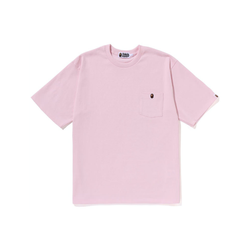 BAPE Ape Head One Point Relaxed Fit Pocket Tee (SS23) Pink