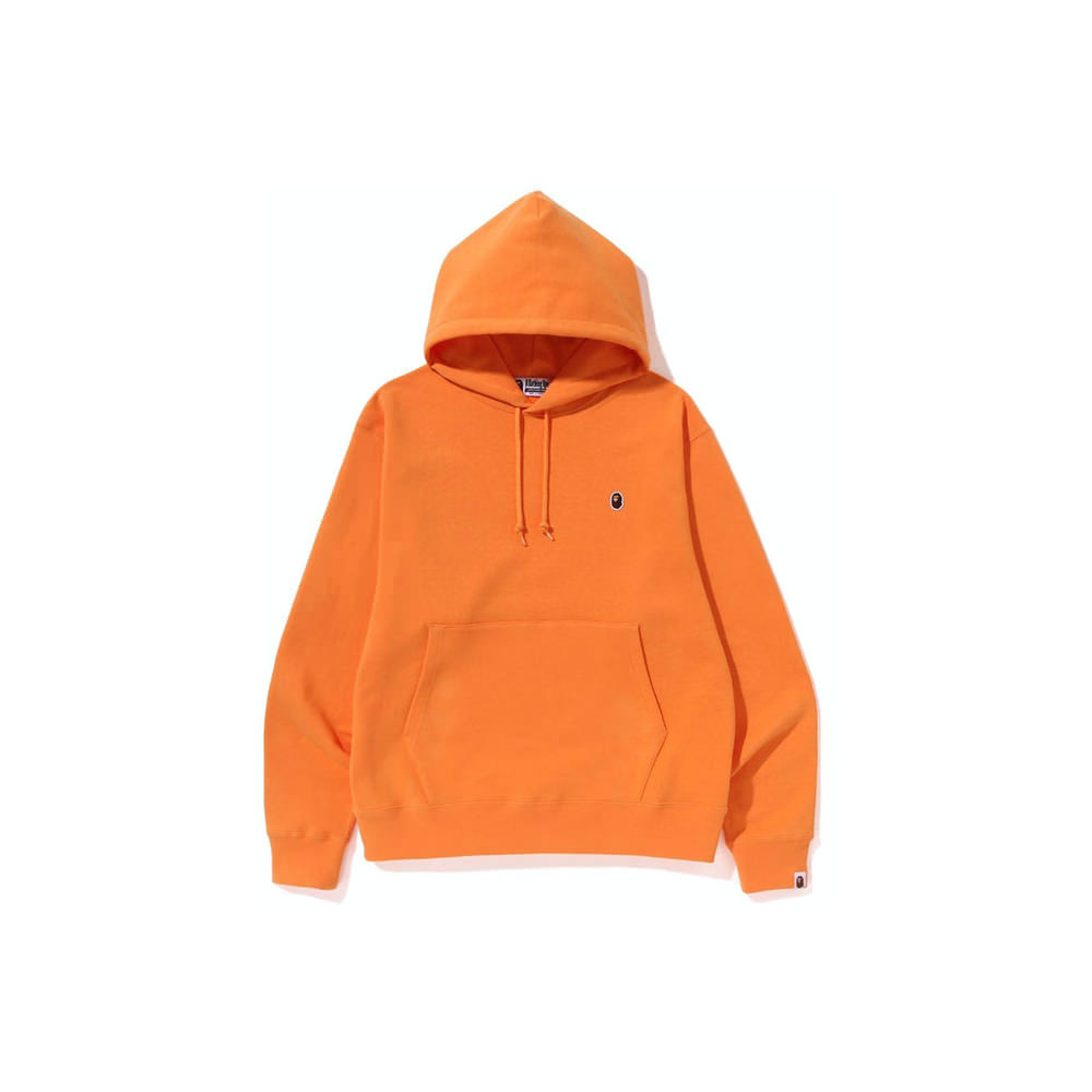 BAPE Ape Head One Point Relaxed Fit Pullover Hoodie (SS23) OrangeBAPE ...
