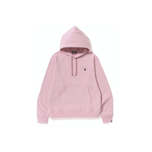 BAPE Ape Head One Point Relaxed Fit Pullover Hoodie (SS23) Pink