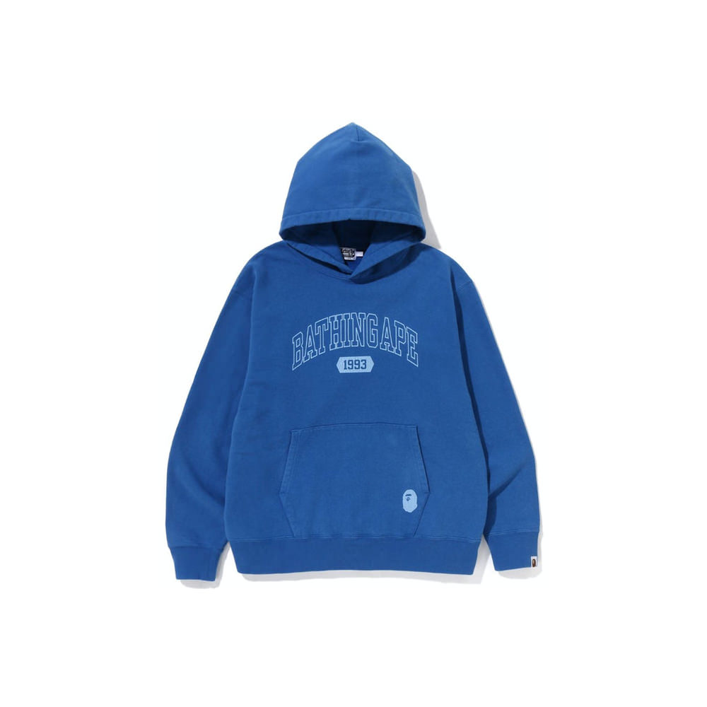BAPE Batihng Ape Relaxed Fit Pullover Hoodie Blue