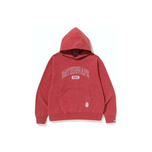 BAPE Batihng Ape Relaxed Fit Pullover Hoodie Red