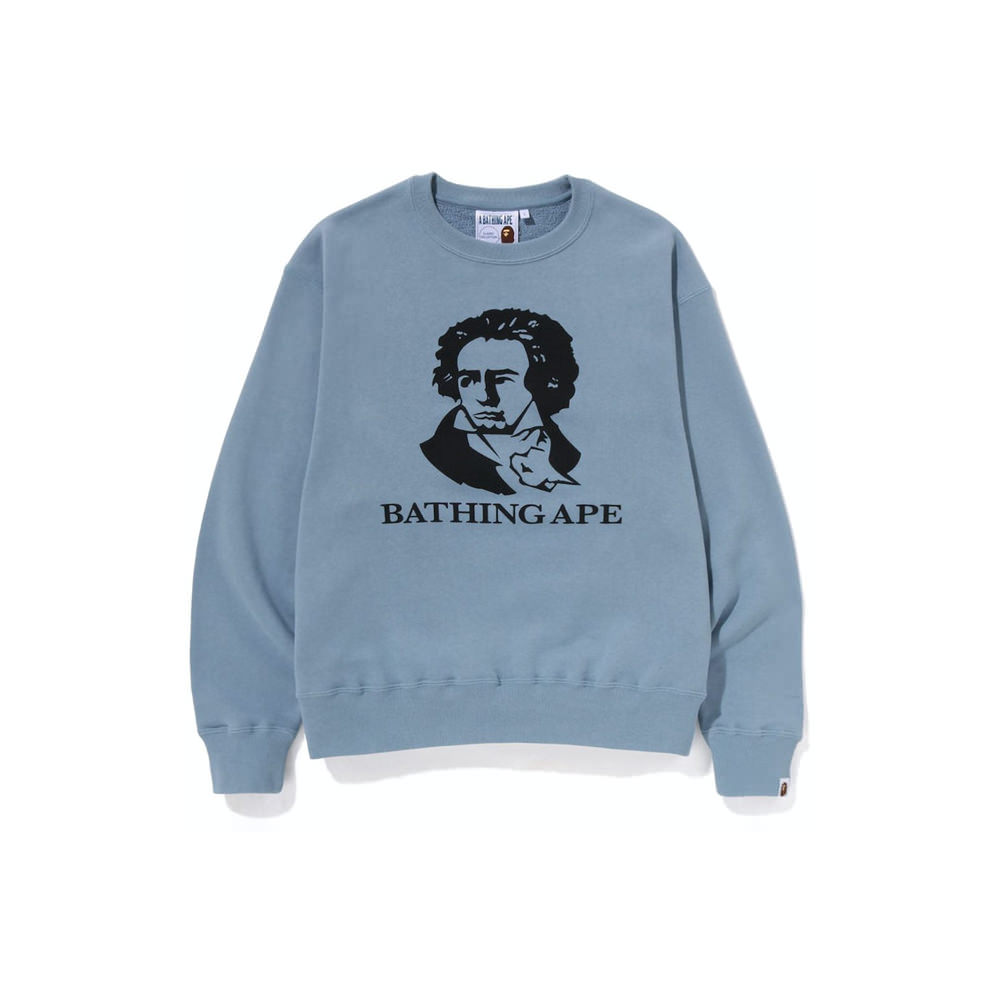 BAPE Classic Bathing Ape Beethoven Relaxed Fit Crewneck (SS23) Sax