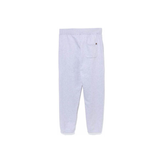BAPE College Wide Fit Sweat Pants Light Grey