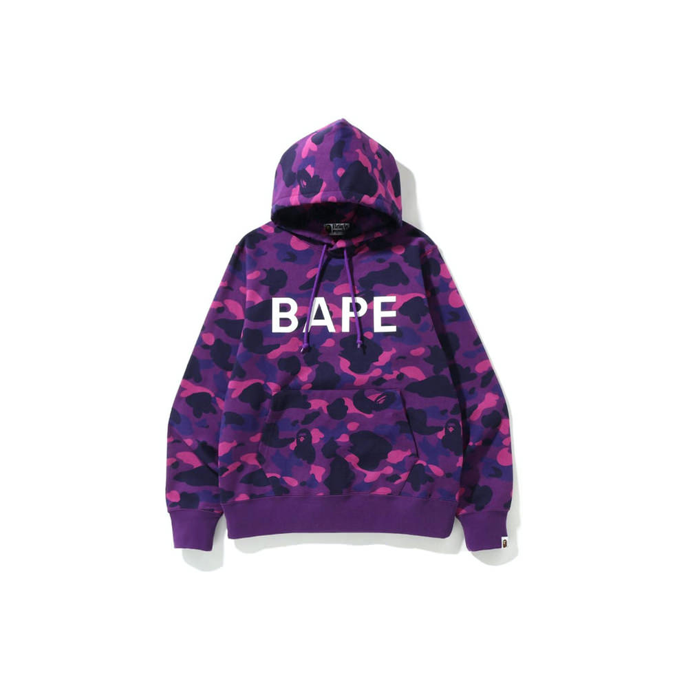 BAPE Color Camo Bape Pullover Hoodie (SS23) Purple