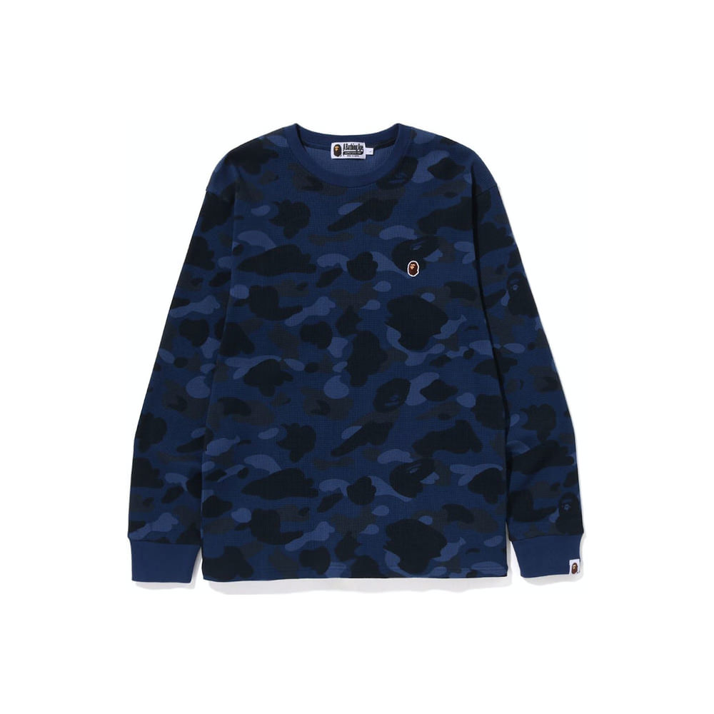 BAPE Color Camo Thermal L/S Tee (SS23) Navy