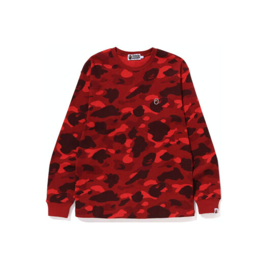 BAPE Color Camo Thermal L/S Tee (SS23) Red