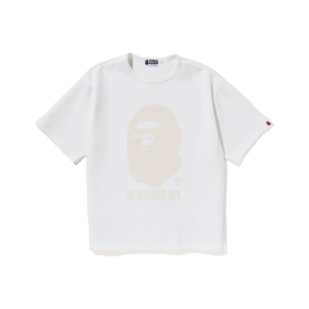 BAPE Double Knit Ape Head Relaxed Fit Tee White