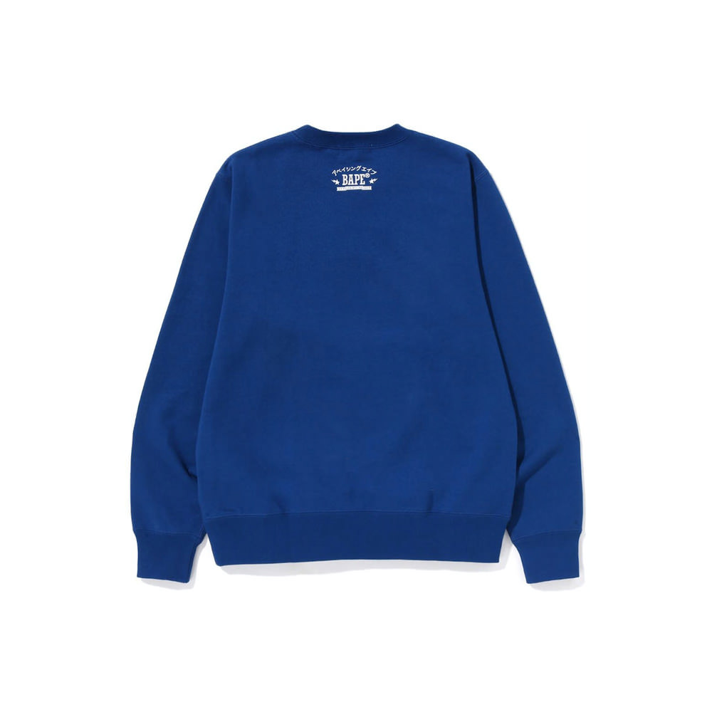 BAPE Japan College Crewneck NavyBAPE Japan College Crewneck Navy - OFour