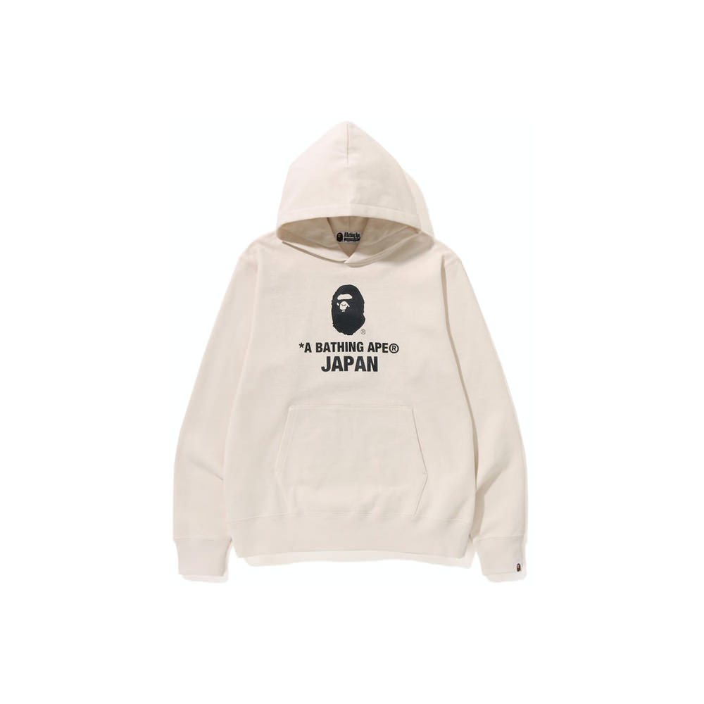 BAPE Japan College Pullover Hoodie IvoryBAPE Japan College