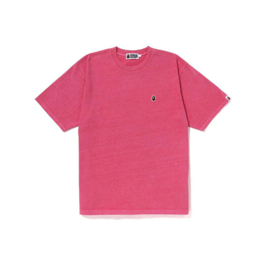 BAPE Overdye Ape Head One Point Relaxed Fit Tee Pink