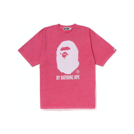 BAPE Overdye By Bathing Ape Relaxed Fit Tee Pink