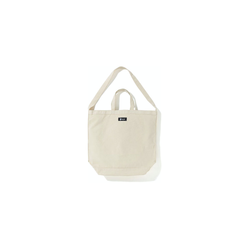 BAPE Shoulder Tote Bag (SS23) IvoryBAPE Shoulder Tote Bag (SS23) Ivory