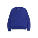 BAPE Smooth NYC Logo Relaxed Fit Crewneck Blue