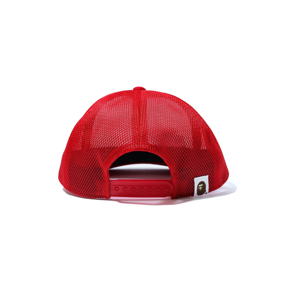 BAPE Sta Mesh Cap (SS23) RedBAPE Sta Mesh Cap (SS23) Red - OFour