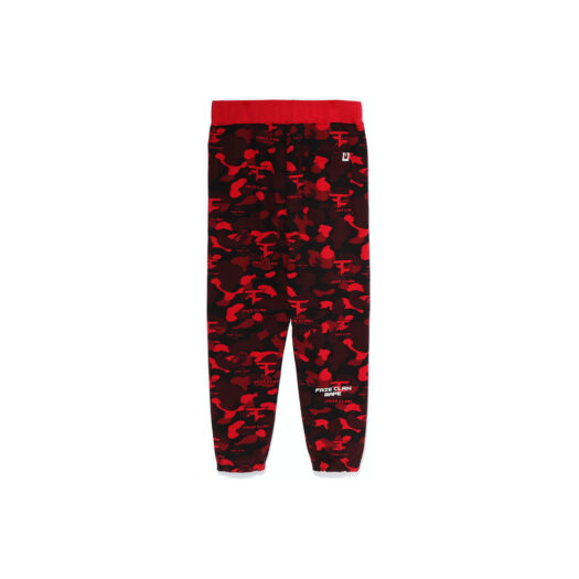 BAPE x Faze Clan Sweat Pants Red