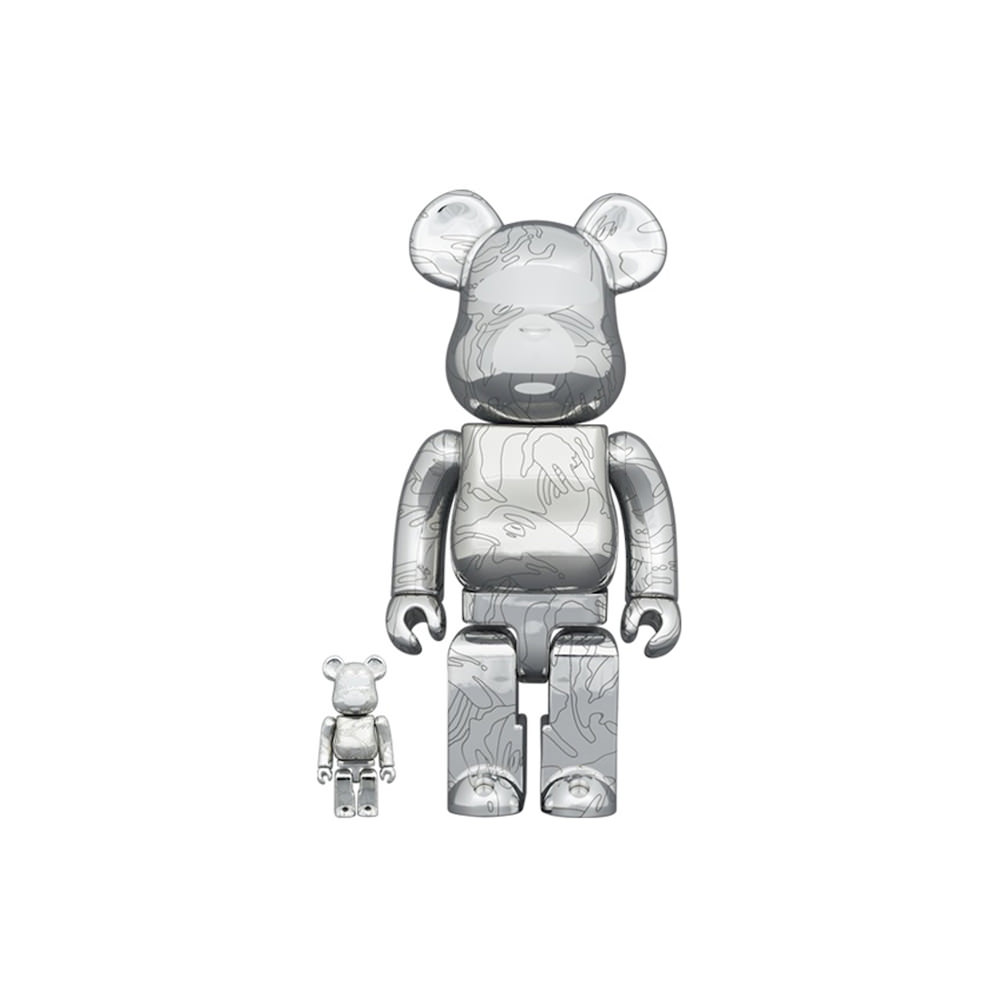 Bearbrick x AAPE by A Bathing Ape 10th Anniversary 100% & 400% Set