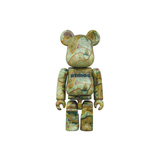 Bearbrick x atmos Aged Map 100% & 400% Set