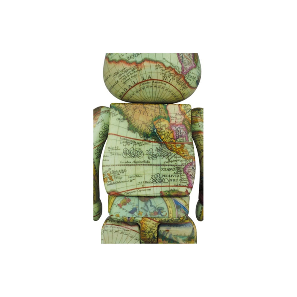 BE@RBRICK atmos AGED MAP 100％ & 400％