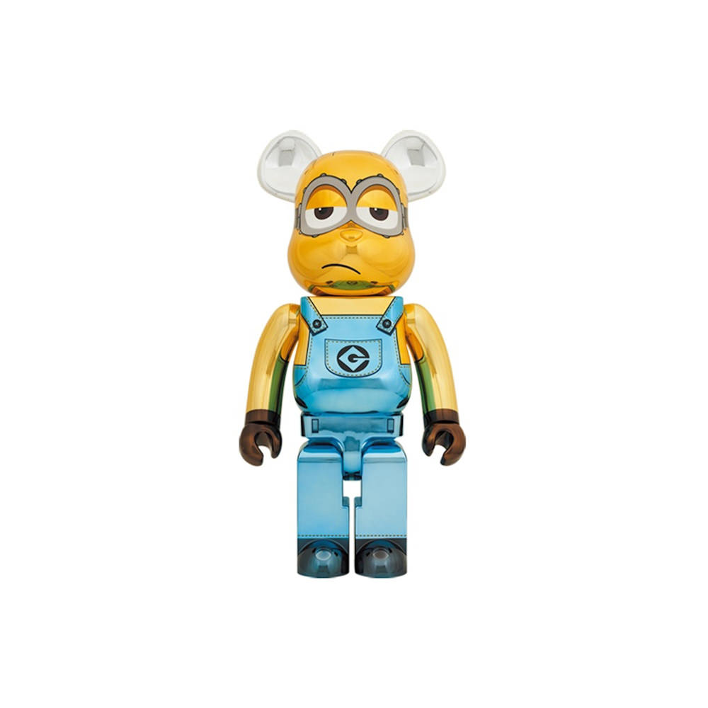 Bearbrick x Minions Kevin Chrome Ver. 1000%Bearbrick x Minions