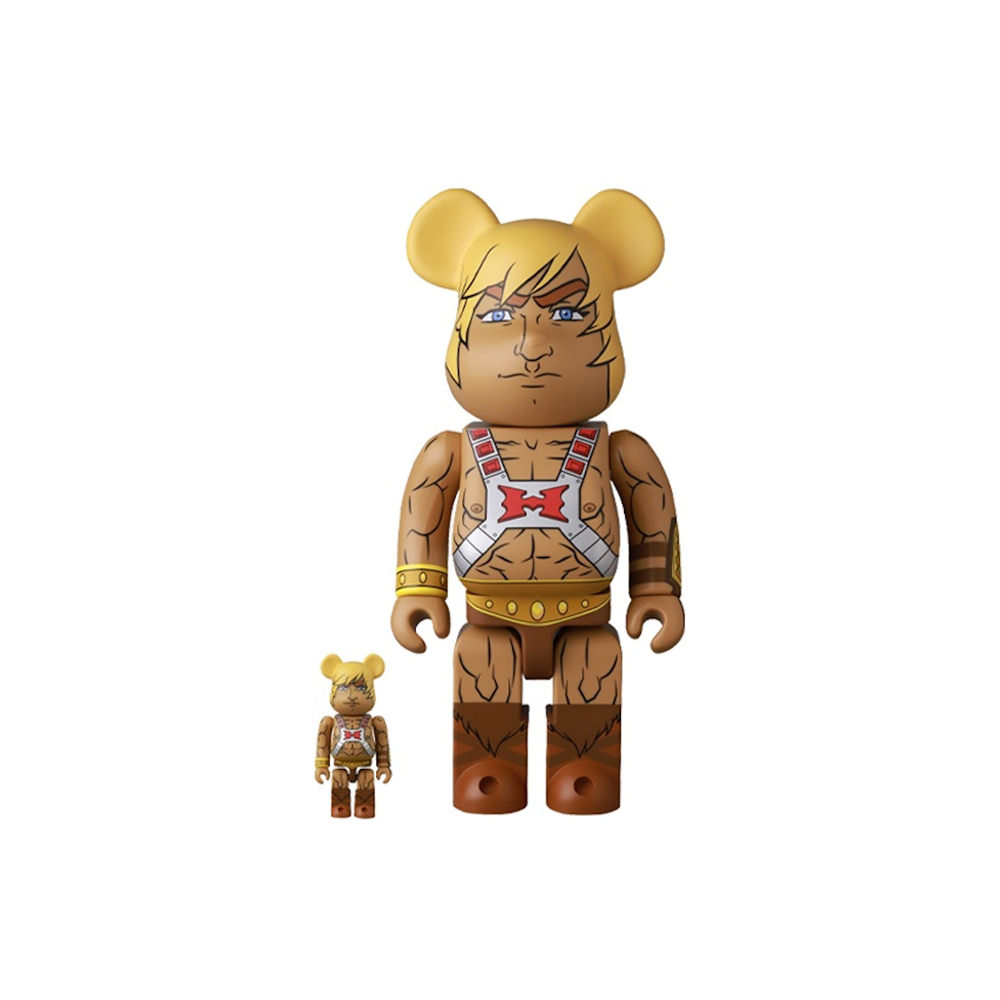 Bearbrick x Mishka x Masters of The Universe He-Man 100% & 400