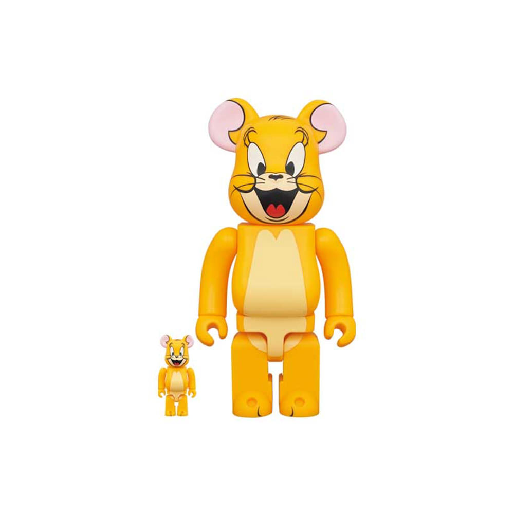 Bearbrick x Tom and Jerry (Jerry) Classic Color 100% & 400