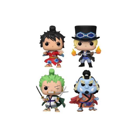 Funko Pop! Animation One Piece GITD GameStop Exclusive Figure 4-Pack